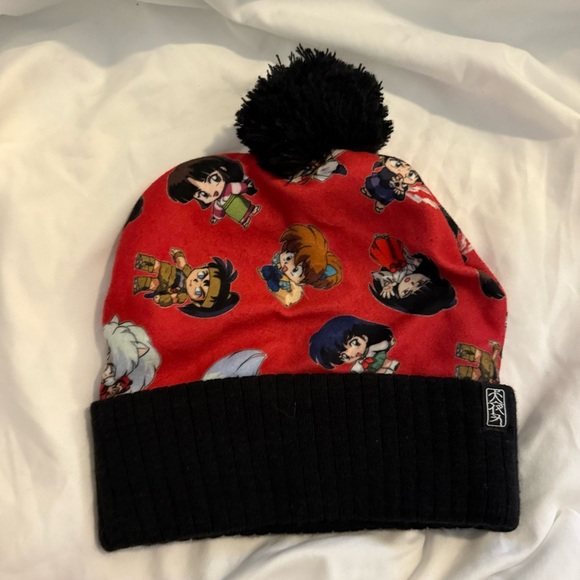 EUC Rare InuYasha Chibi Characters Pom Beanie - Picture 2 of 3